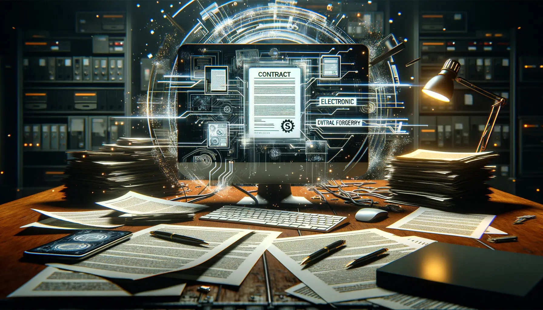 Photo Electronic Contract Forgery